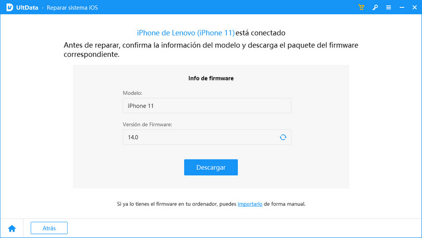 descargar firmware ios