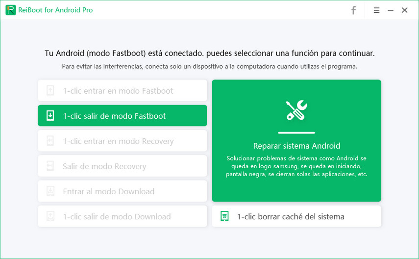 salir de modo fastboot android