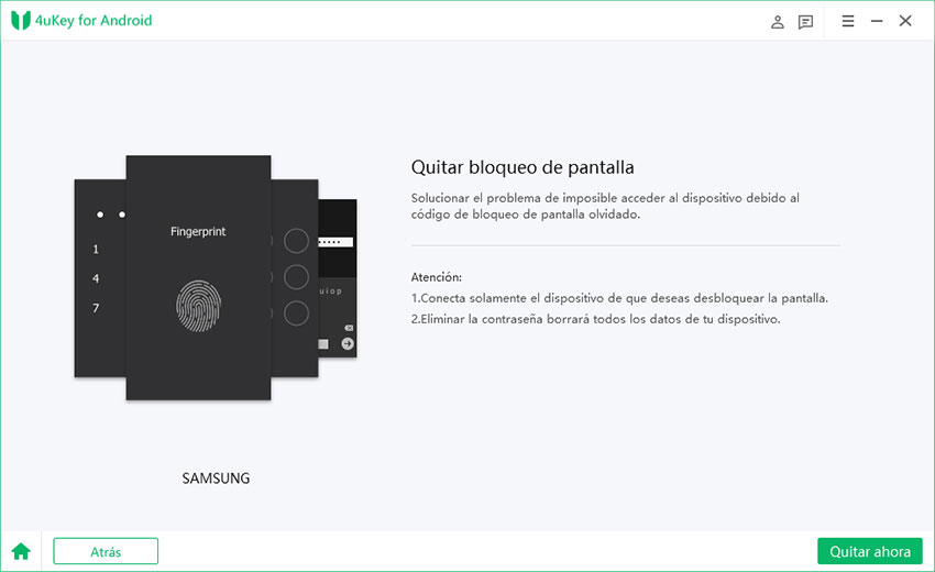 quitar patron de desbloqueo android desde pc