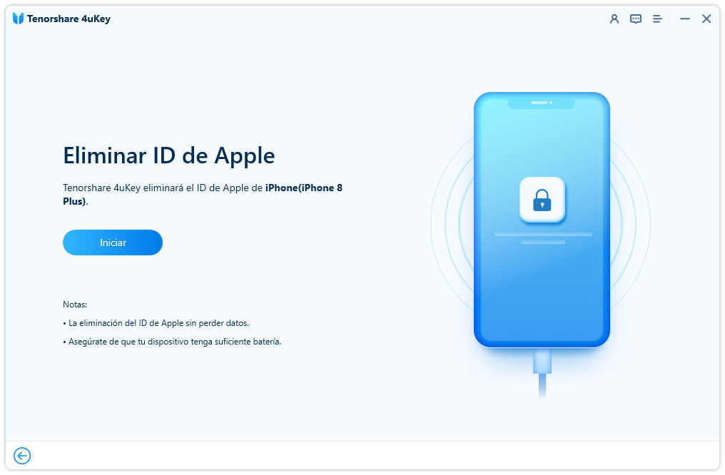 empezar eliminar apple id