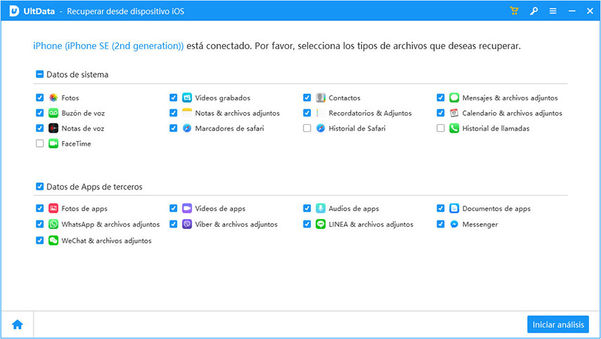 analizar datos iphone en ultdata
